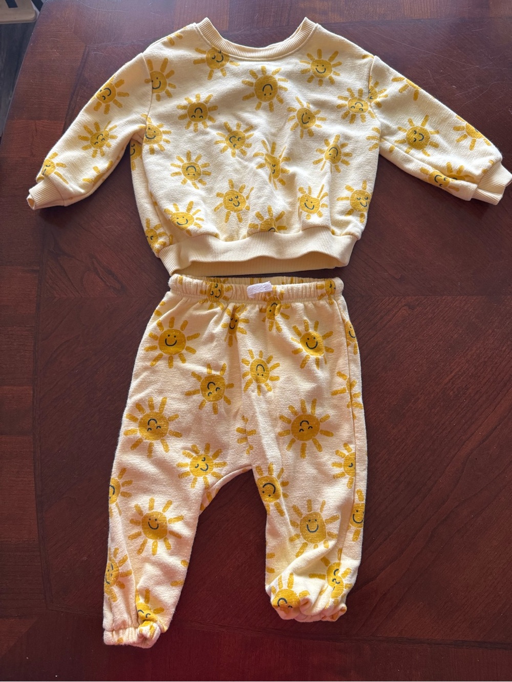 Old Navy Baby Yellow Knit Sweatshirt